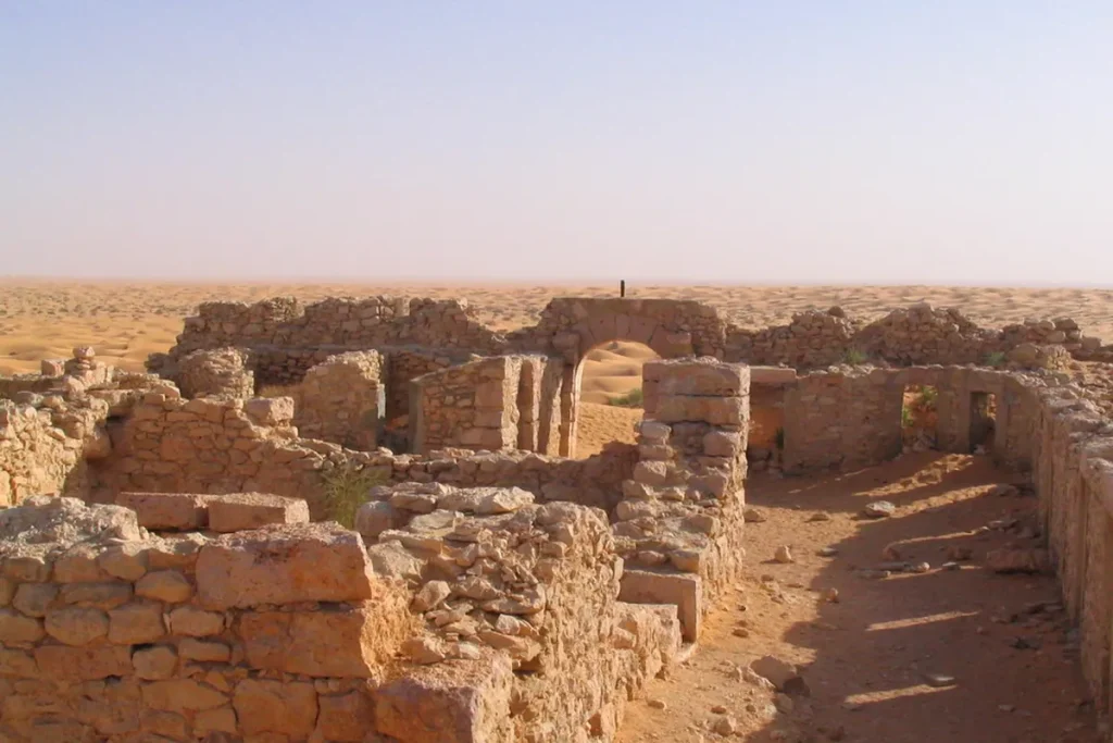 ruines du fort romain de Tisavar près de Ksar Ghilane